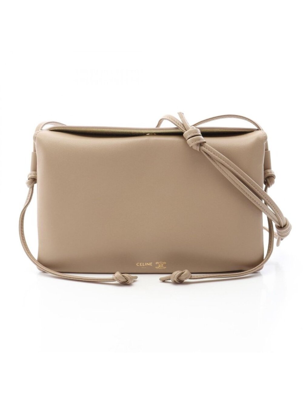 Celine Shoulder Bag Trio Flap Leather